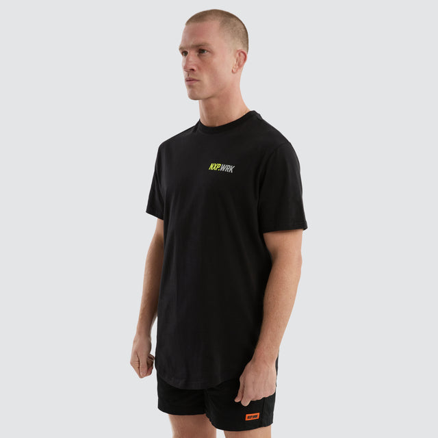 Blueprint Dual Curved T-Shirt Black/Yellow