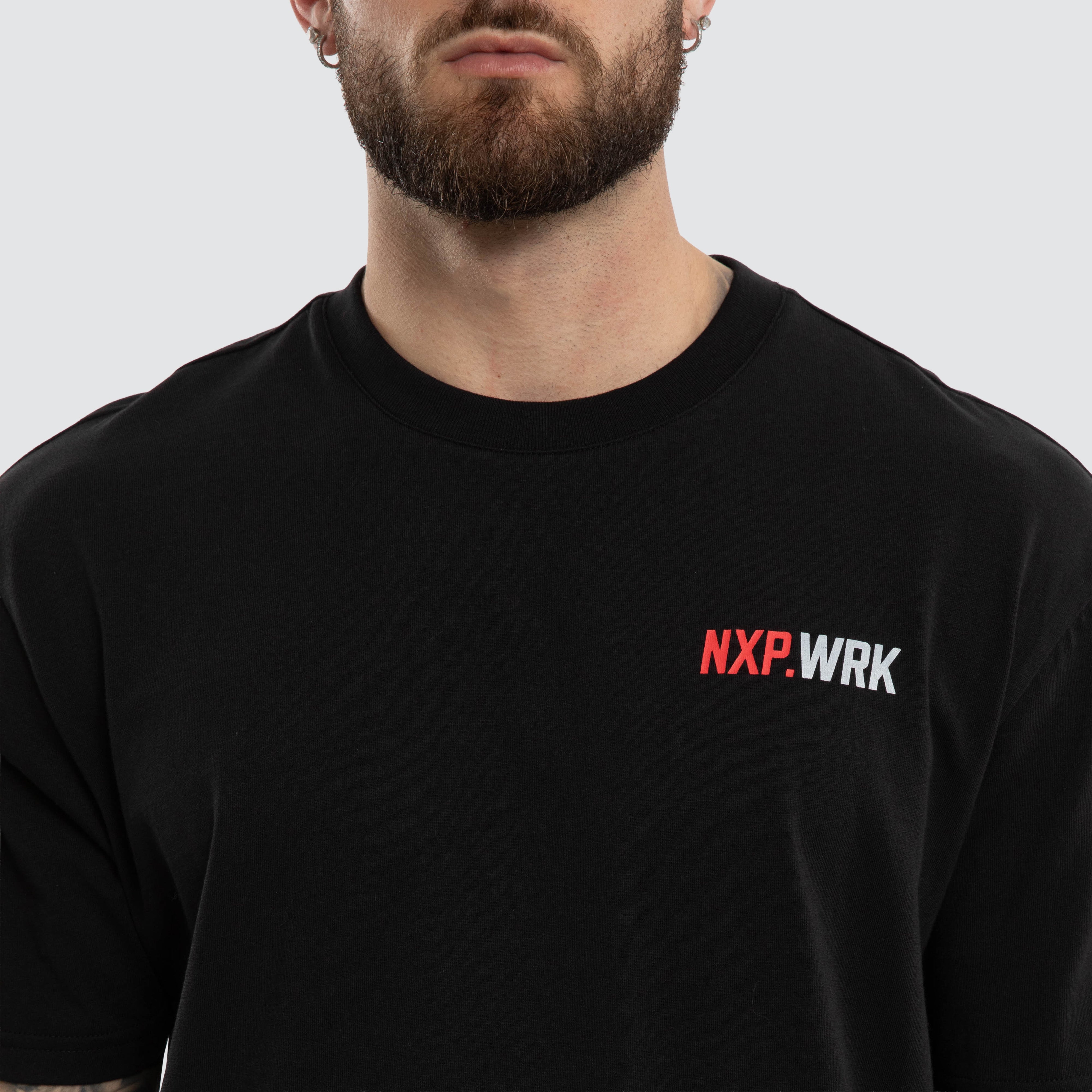 Concept Relaxed T-Shirt Black/Red | NXP