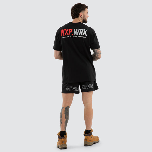 Concept Relaxed T-Shirt Black/Red