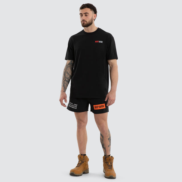 Concept Relaxed T-Shirt Black/Red