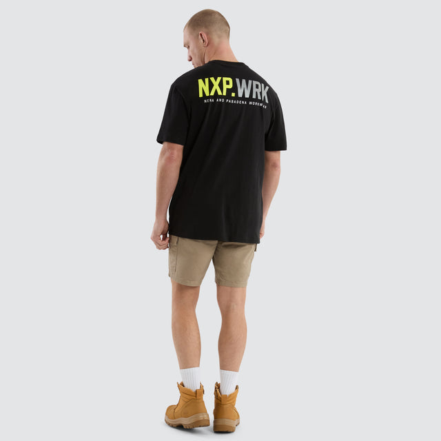 Concept Relaxed T-Shirt Black/Yellow