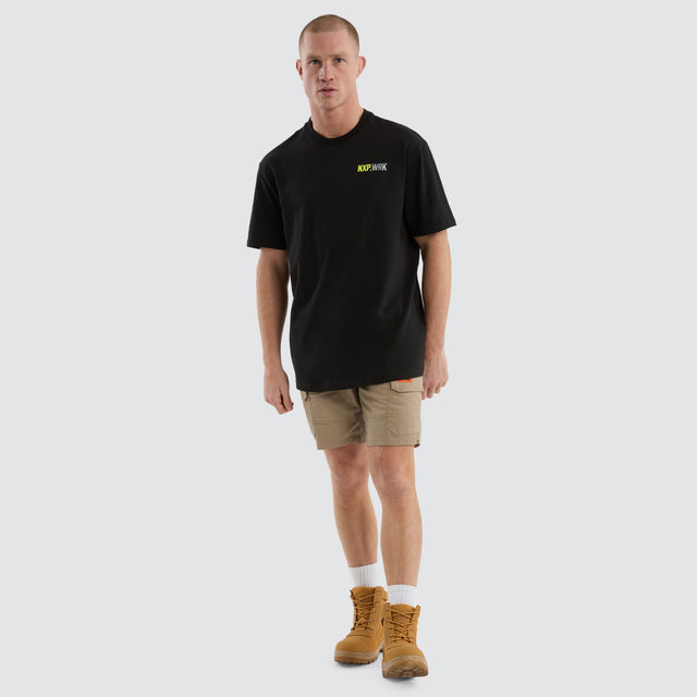 Concept Relaxed T-Shirt Black/Yellow