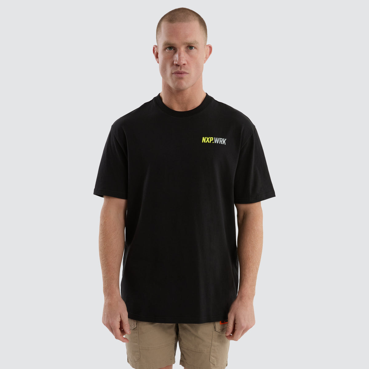 Concept Relaxed T-Shirt Black/Yellow | NXP