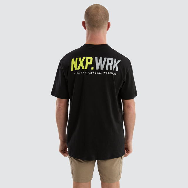 Concept Relaxed T-Shirt Black/Yellow