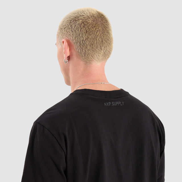 Fargo Dual Curved Tee Jet Black