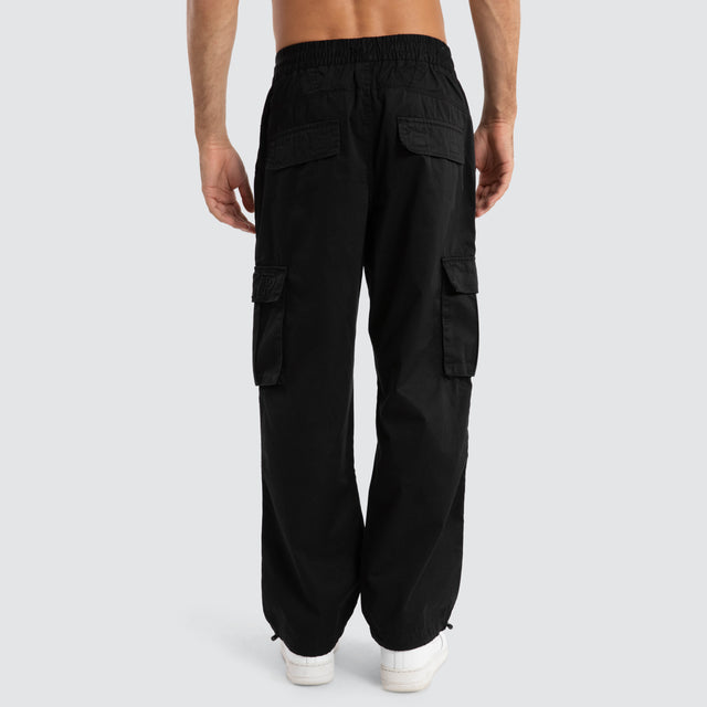 P350 Parachute Cargo Pant Jet Black