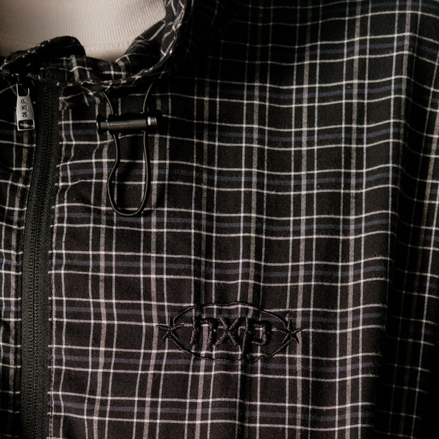 Chamber Spray Jacket Black Check