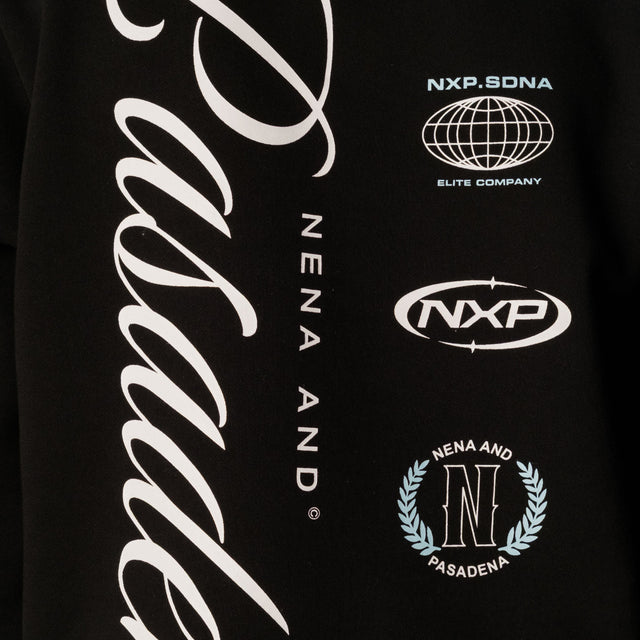 Break Dual Curved Hoodie Jet Black