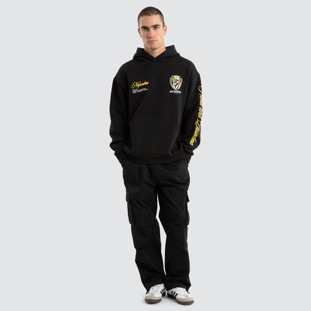 Richmond Tigers AFL Season Hoodie Jet Black