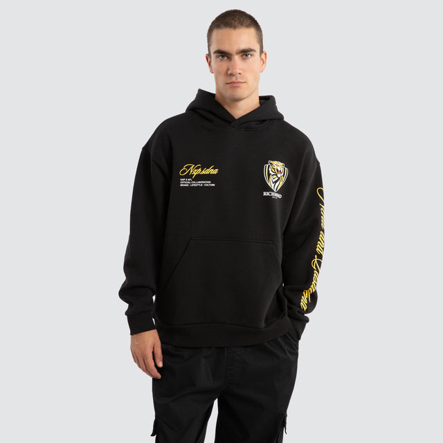 Richmond Tigers AFL Season Hoodie Jet Black