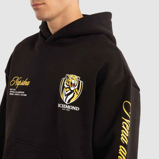 Richmond Tigers AFL Season Hoodie Jet Black