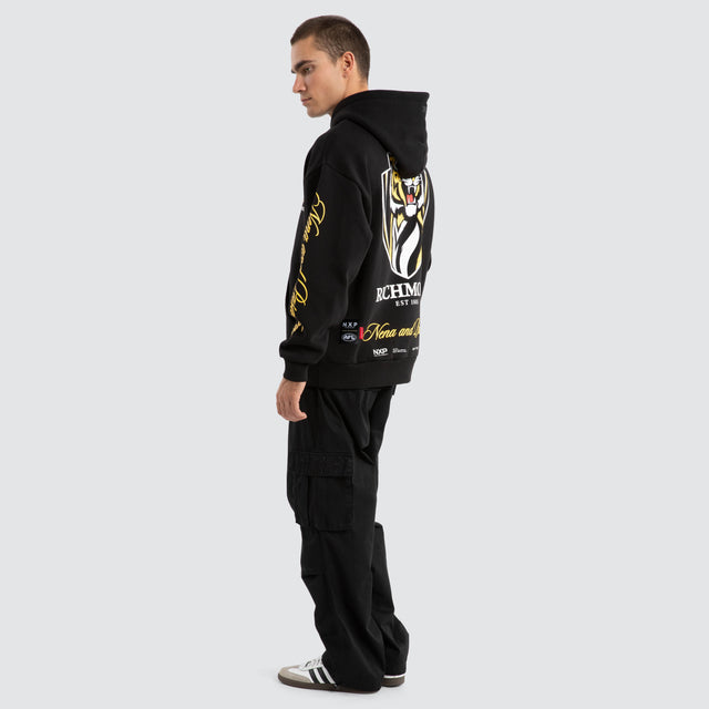 Richmond Tigers AFL Season Hoodie Jet Black