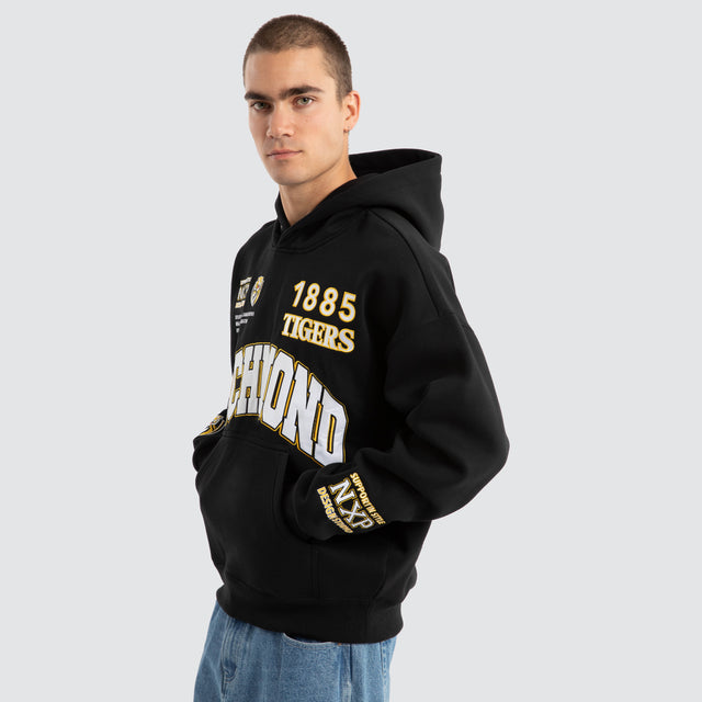 Richmond Tigers AFL Academy Hoodie Jet Black