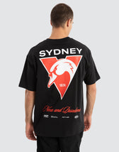 Sydney Swans AFL Season Tee Jet Black