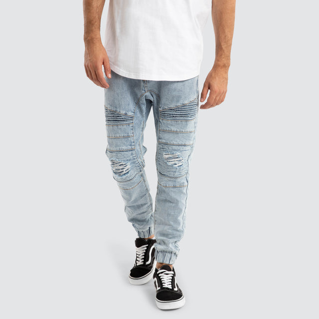 Viper Denim Jogger Portland Blue