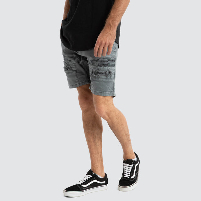 Viper Denim Short Iron Gate