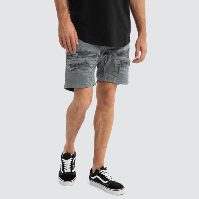 Viper Denim Short Iron Gate