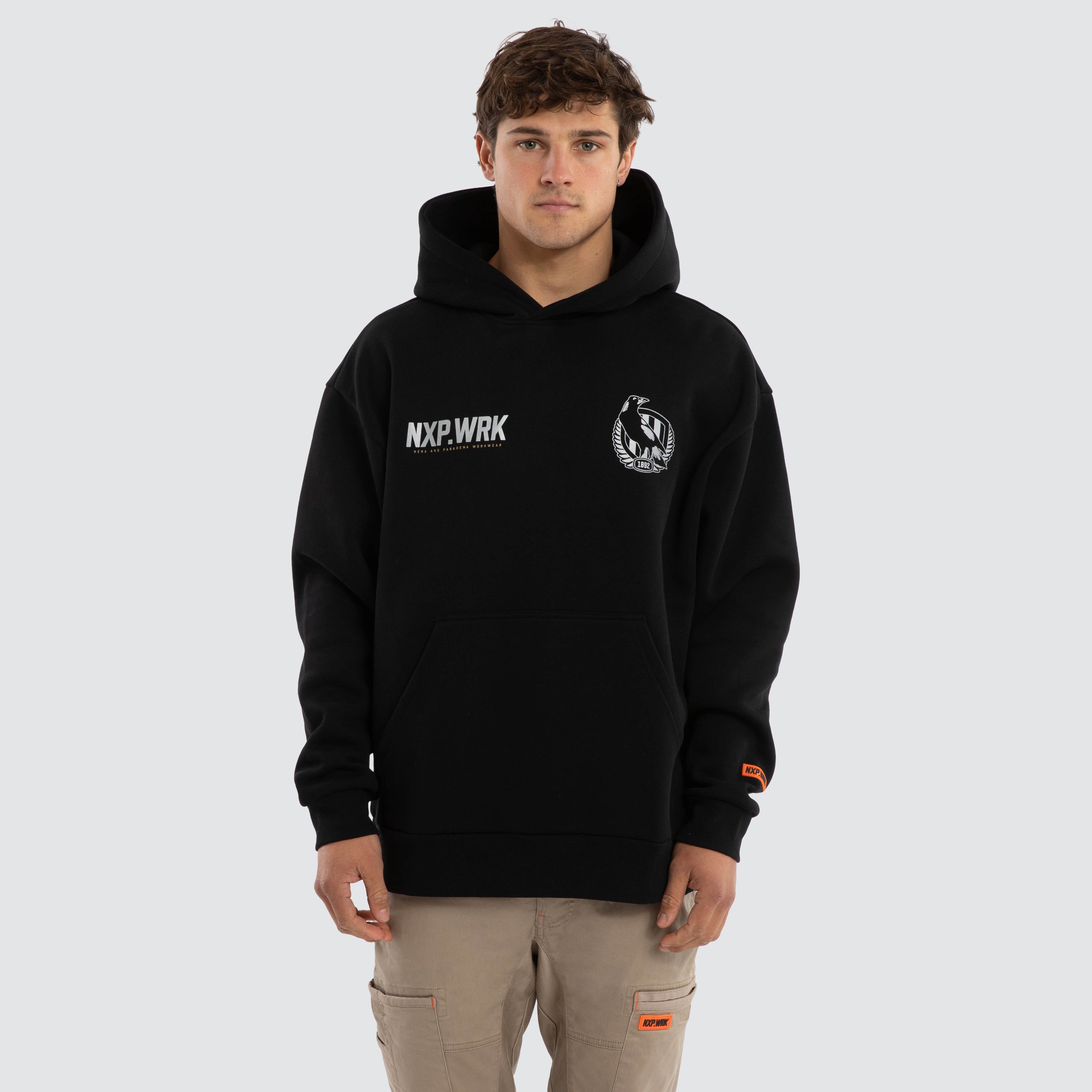 Fremantle Subject Hoodie Jet Black | NXP