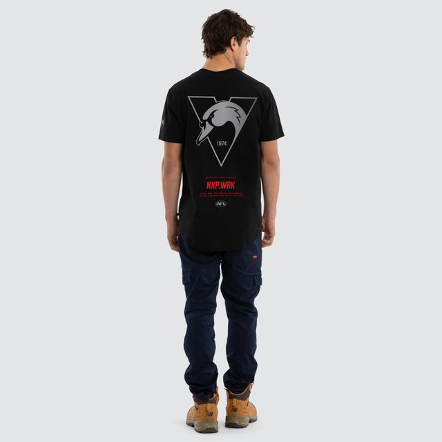 Sydney Swans Legal Tee Jet Black