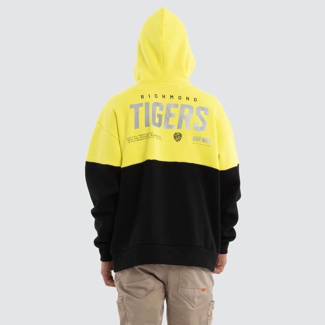 Richmond Tigers Block Hoodie Yellow Black