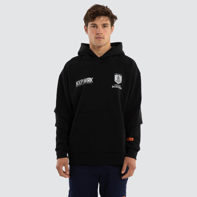 Fremantle Subject Hoodie Jet Black