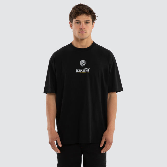 Richmond Tigers Union Tee Jet Black