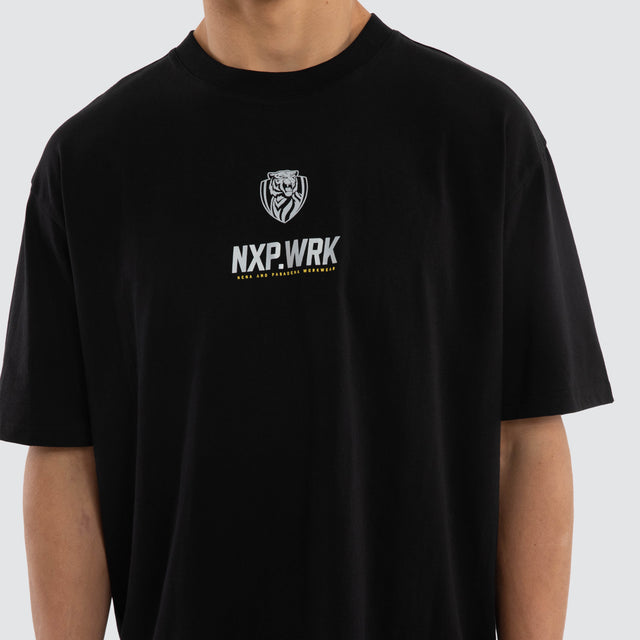 Richmond Tigers Union Tee Jet Black