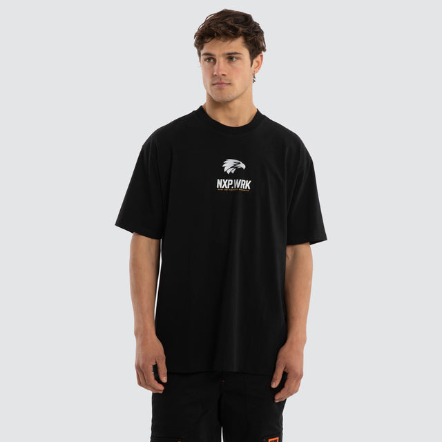 West Coast Eagles Union Tee Jet Black