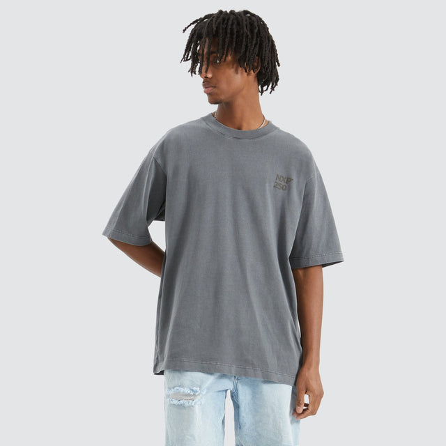 Anvil Oversized T-Shirt Pigment Charcoal