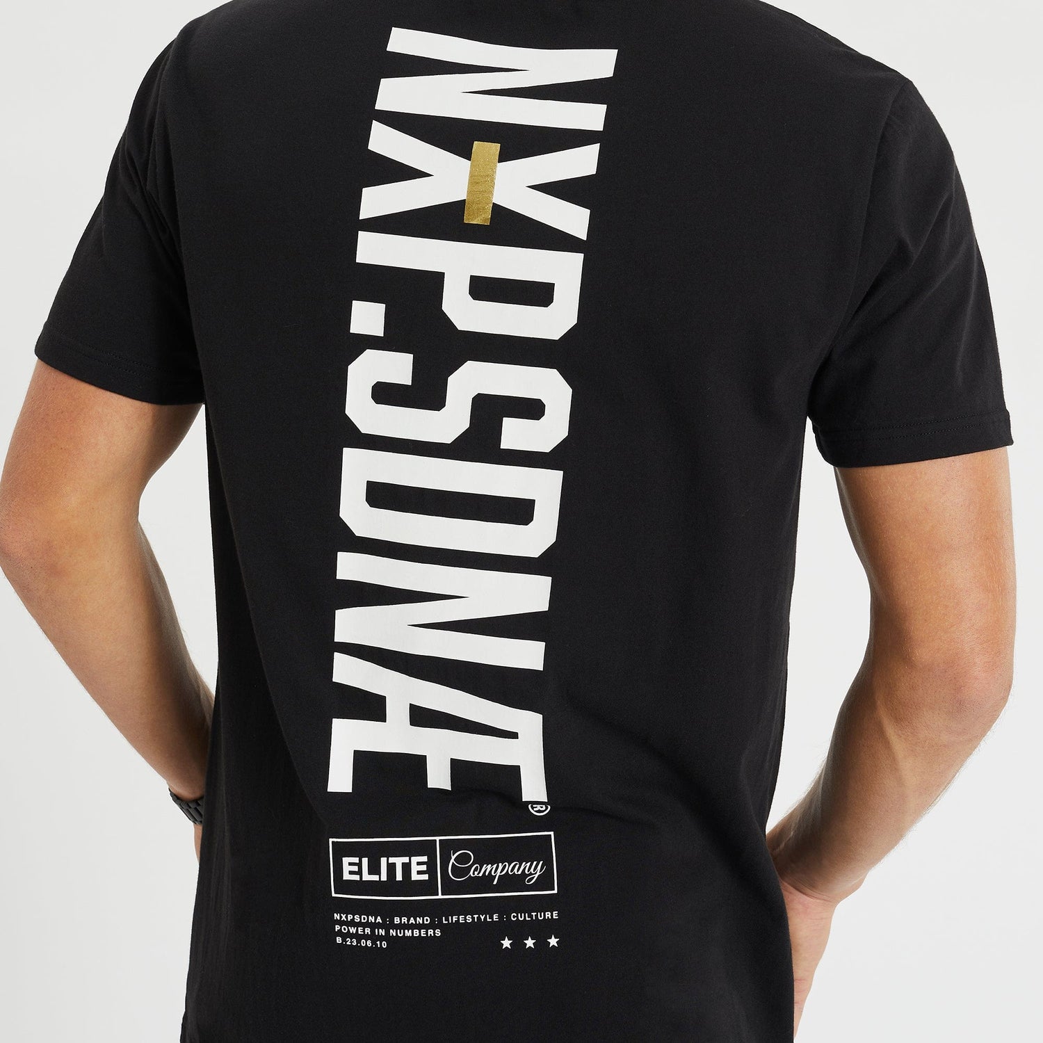 Axiom Cape Back T-Shirt Jet Black
