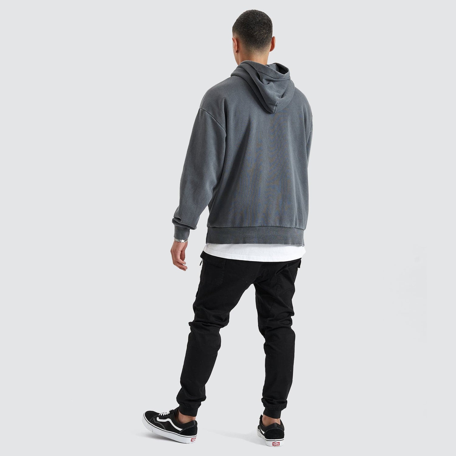 Barkly Relaxed Hoodie Pigment Asphalt