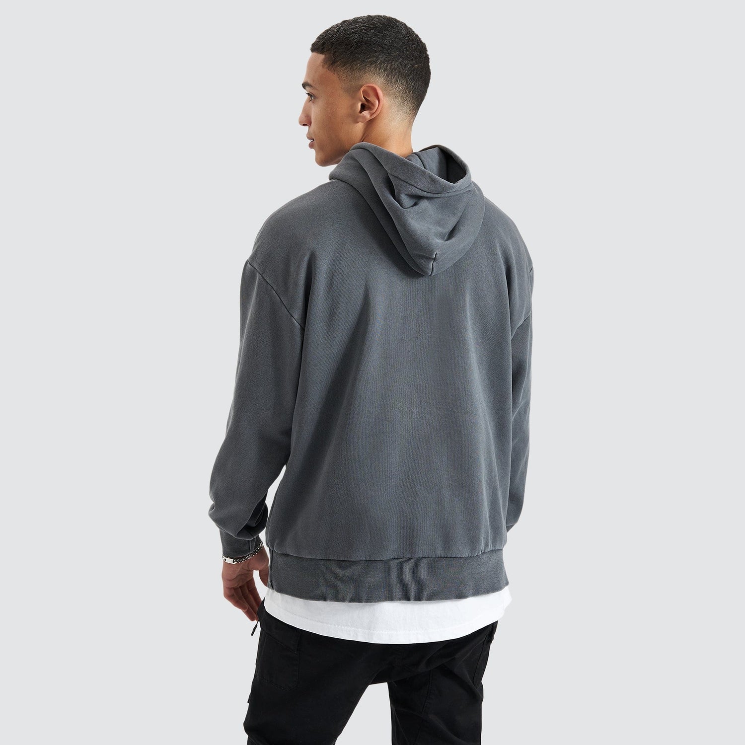 Barkly Relaxed Hoodie Pigment Asphalt