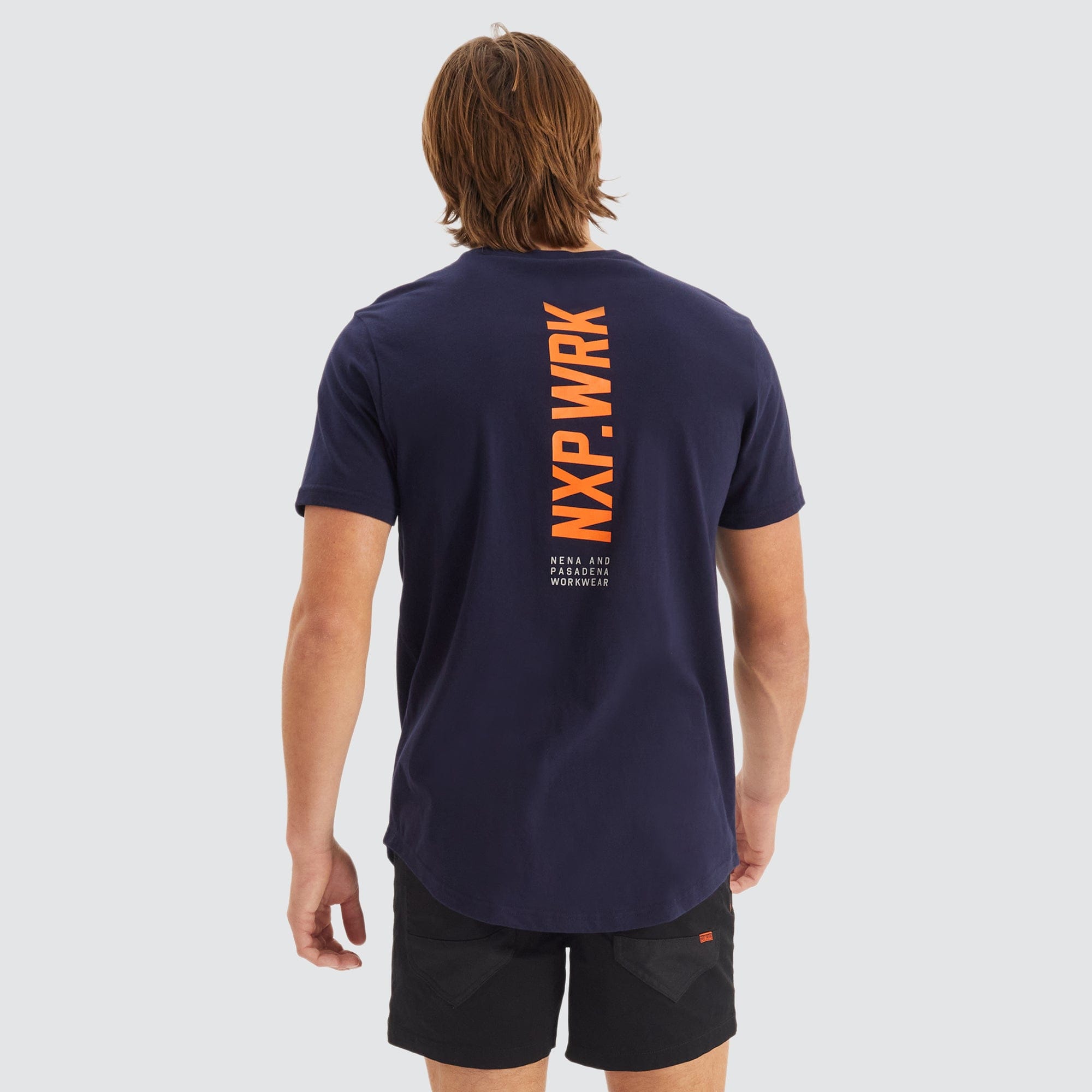 Blueprint Dual Curved T-Shirt in True Navy - NXP WORKWEAR | NXP