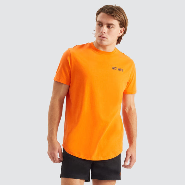 Blueprint Dual Curved T-Shirt Work Orange