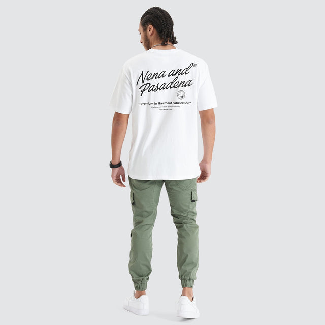 Bouncer Heavy Box Fit Tee Optical White