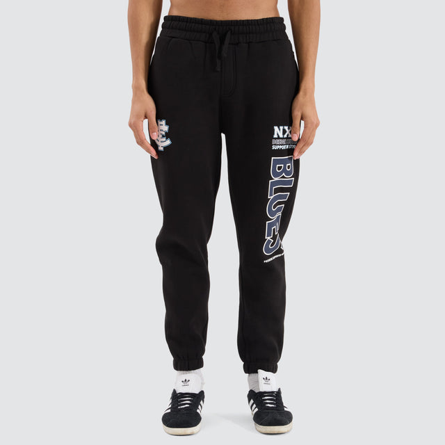 Carlton Blues AFL Trackpant Jet Black