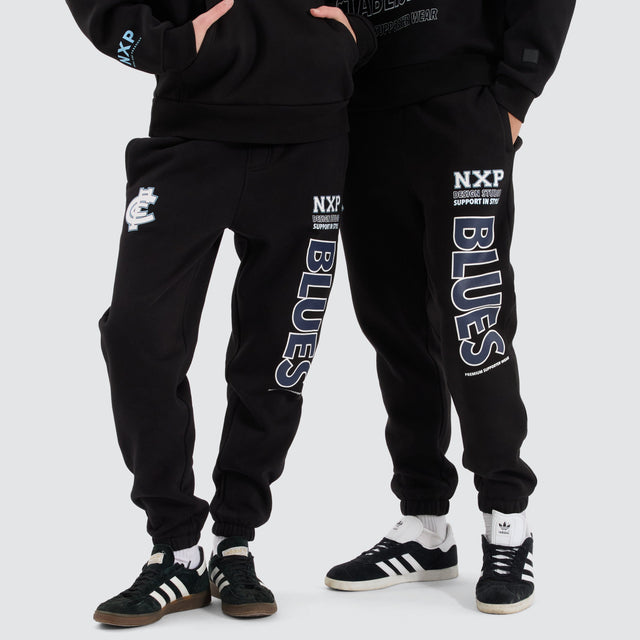 Carlton Blues AFL Trackpant Jet Black