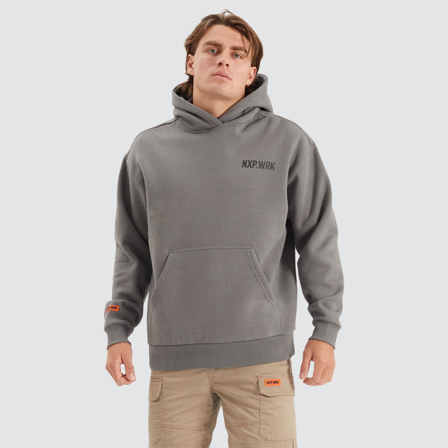 Concept Relaxed Fit Hoodie Charcoal