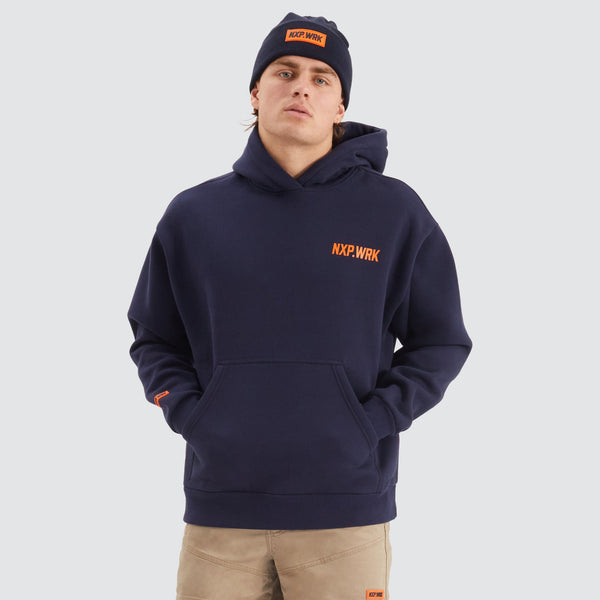 Concept Relaxed Fit Hoodie in True Navy - NXP WORKWEAR | NXP
