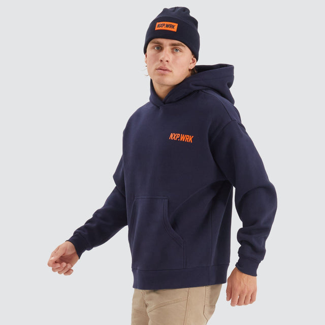 Concept Relaxed Fit Hoodie True Navy