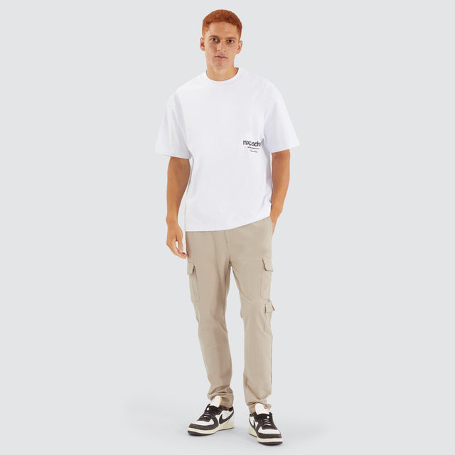 Contagent Street Tee Optical White