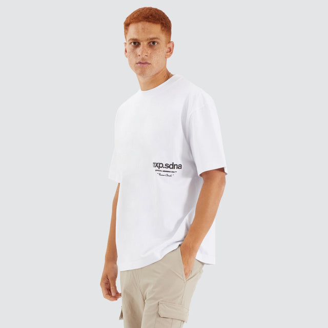 Contagent Street Tee Optical White