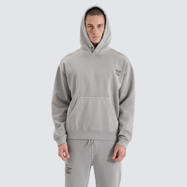 Core Line Heavy Box Fit Hooded Sweater Pigment Alloy