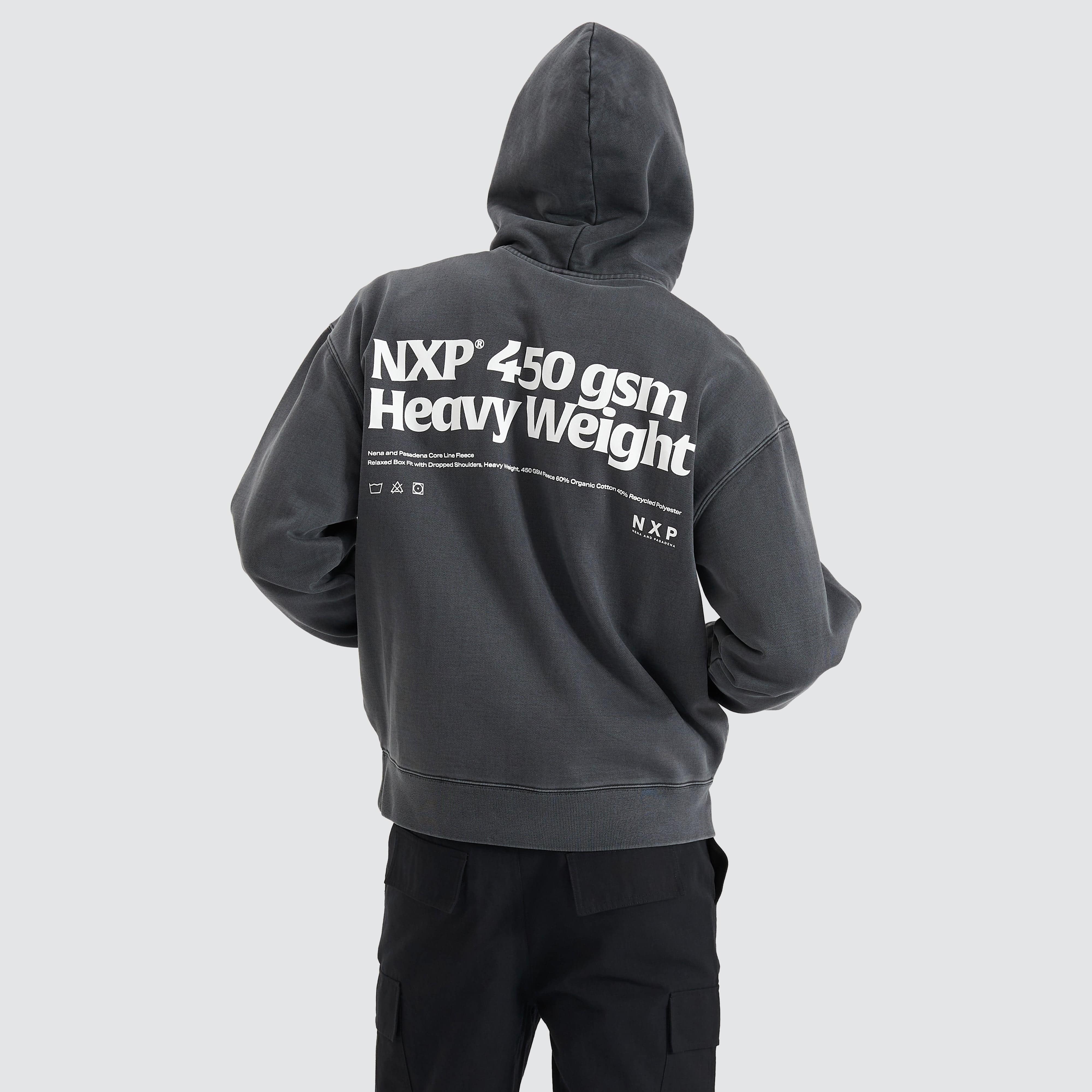 NXP Core Line Box Fit Hoodie in Asphalt - Nena and Pasadena