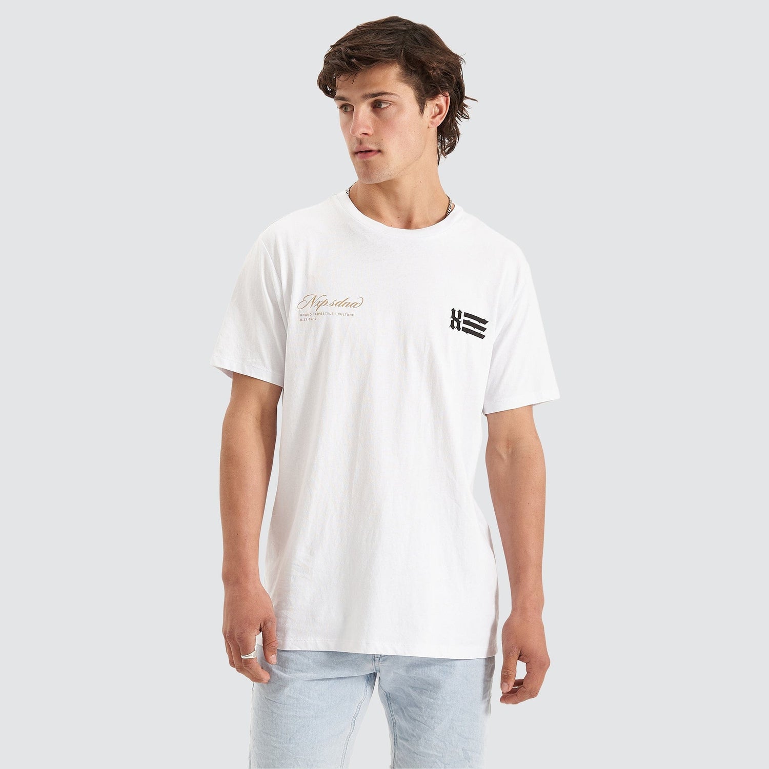 Credence Cape Back T-Shirt White