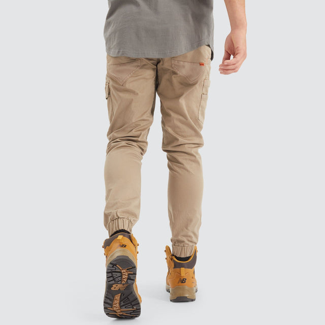 Crossover Slim Fit Jogger Pant Sand