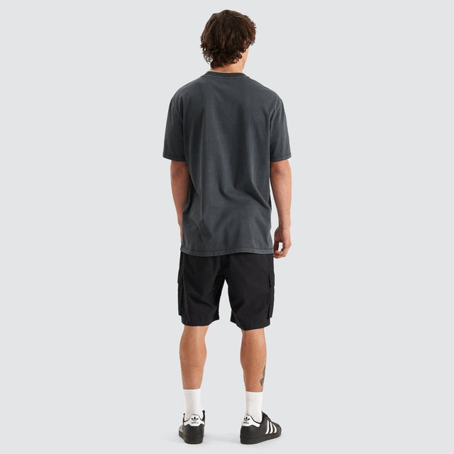 Cycle Relaxed Tee Pigment Anthracite Black