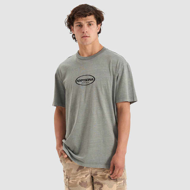 Cycle Relaxed Tee Pigment Neutral Grey