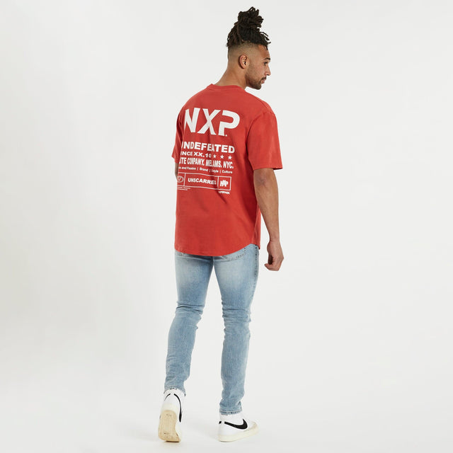 District Box Fit Scoop T-Shirt Pigment Poppy Red