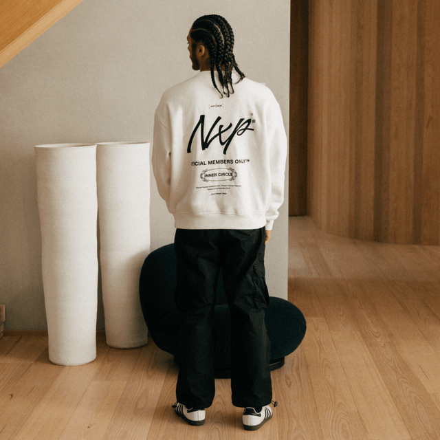 Dome Heavy Box Fit Jumper Natural White